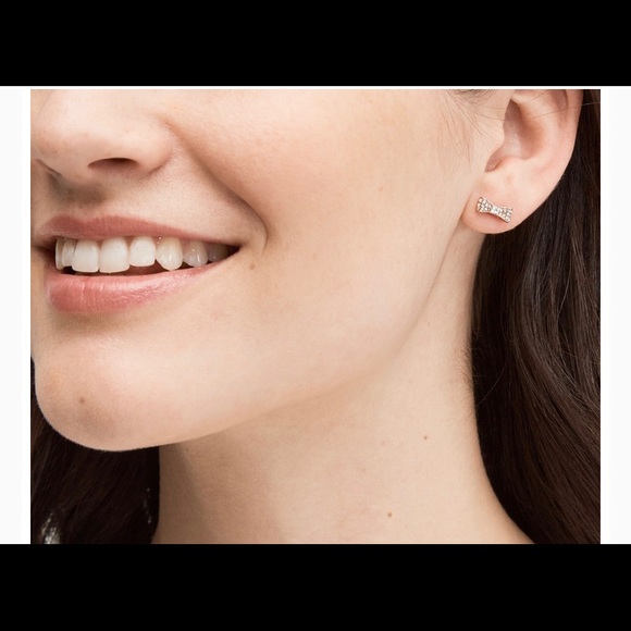 NWT Kate Spade Ready Set Bow Pave Set - Picture 3 of 8